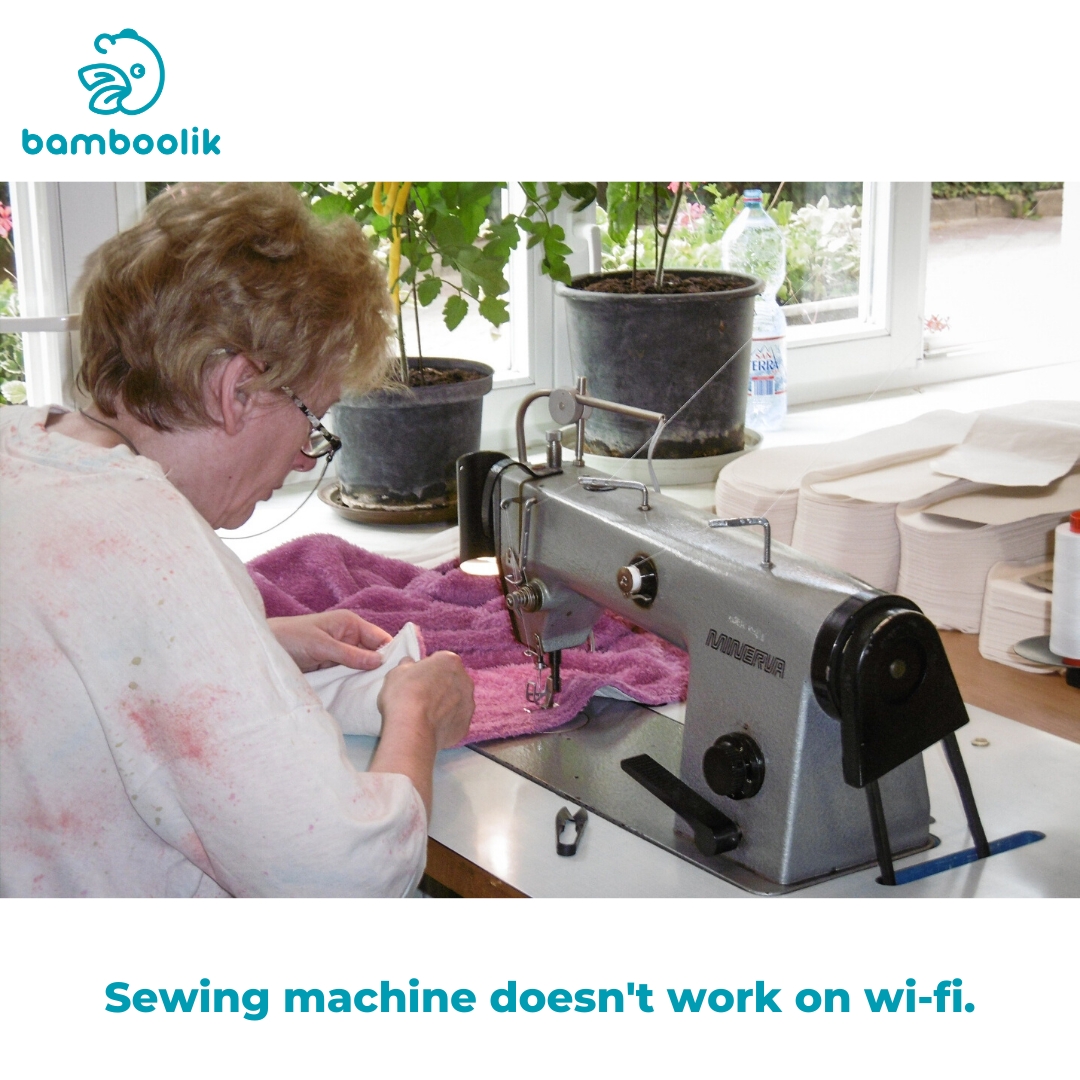 Sewing machine doesn't work on wi-fi